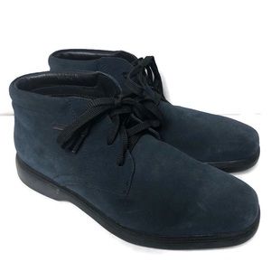 New Geox blue suede chukka boots shoes 39/7